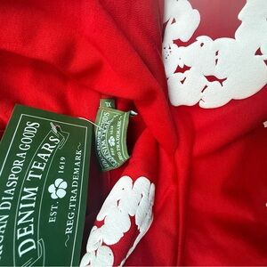 Denim Tears Red Hoodie (XL)